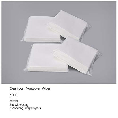 Cleanroom Wipes Lint Free Wipes 4" x 4" Cellulose