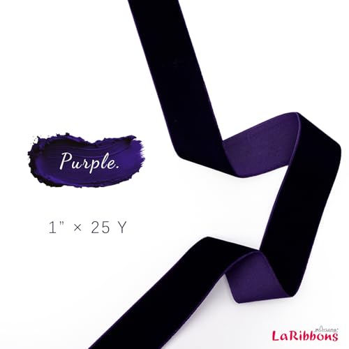 Purple Velvet Ribbon