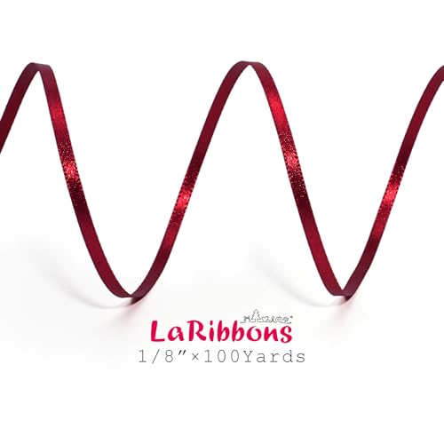 Burgundy Satin Ribbon 1