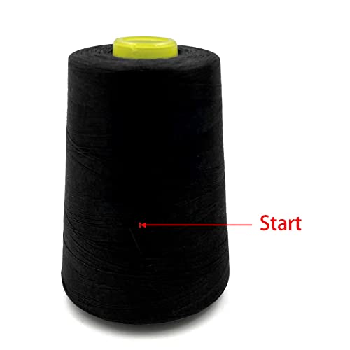 4 Cones of 3000 Yards Each Spool Thread for All Purpose Sewing (12000 Foot)