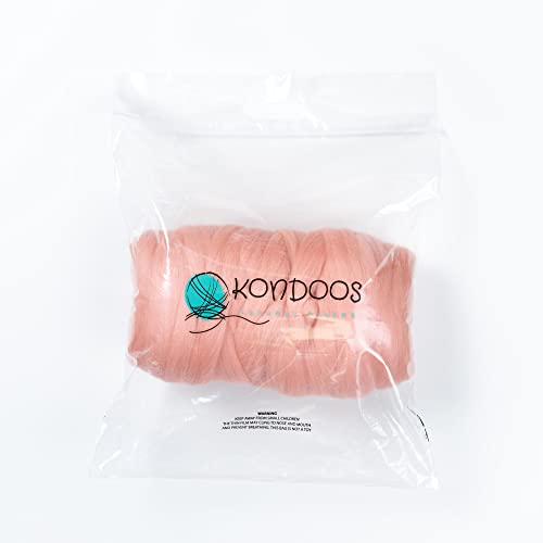 Colored Natural Wool roving (16 Ounce)