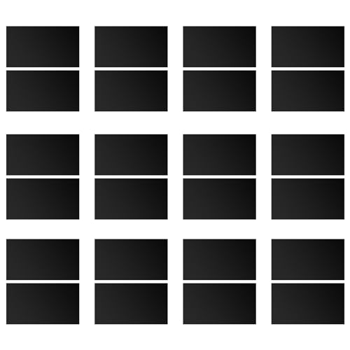 Laser Engraving Blank ABS Double Color Plastic Sheet (12 Count)