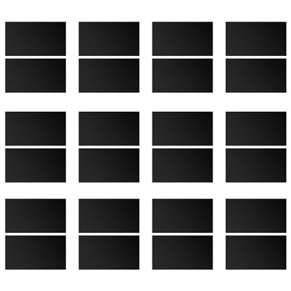 Laser Engraving Blank ABS Double Color Plastic Sheet (12 Count)