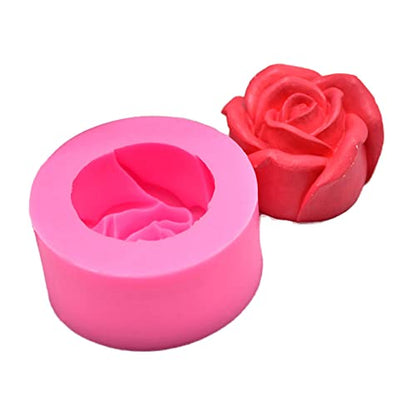 Rose Candle Mold Flower Silicone Mold for Soap