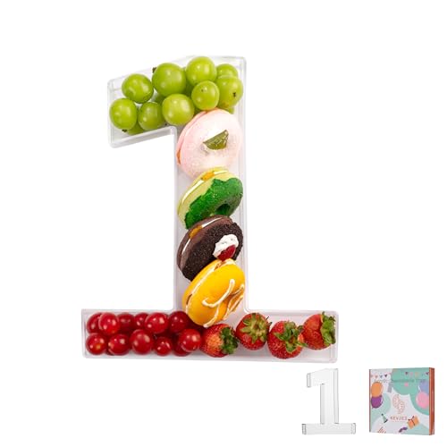 11" Clear Acrylic Letter & Number Charcuterie Tray