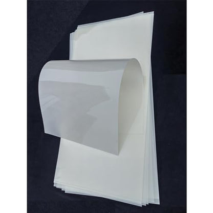 12 x 24 Flat Packaging Mylar Sheet Milky Translucent PET Blank Stencil Making Sheet for Cutting