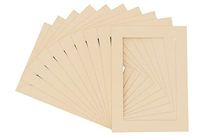 Pack of 25 Acid Free 11x14 Mats Bevel Cut for 9x12 Photos (25 Count)