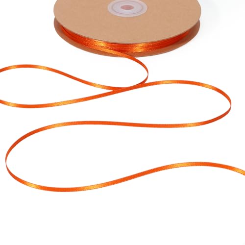 Orange Satin Ribbon 1