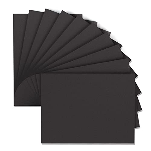 Black Foam Sheets Crafts 9x12 Inch 2mm Eva Craft Foam Paper for Crafts Project Preschoolers Classroom Scrapbooking DIY Cosplay (10 Count)