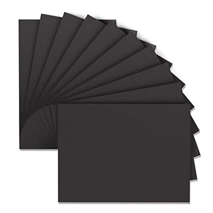 Black Foam Sheets Crafts 9x12 Inch 2mm Eva Craft Foam Paper for Crafts Project Preschoolers Classroom Scrapbooking DIY Cosplay (10 Count)
