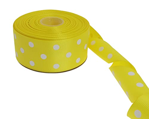 Polka Dot Grosgrain Ribbon 25 Yard Each Roll 100% Polyester