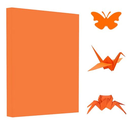 A4 Origami Paper Orange 100 Sheets (100 Count)