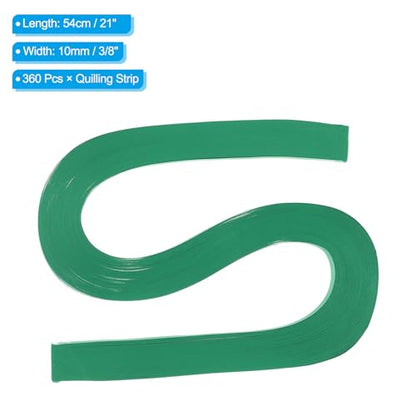360pcs Quilling Paper Strips Paper Flowers Quilling Kits 3