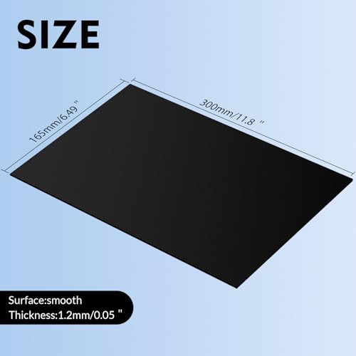 Laser Engraving Blank ABS Double Color Plastic Sheet (12 Count)