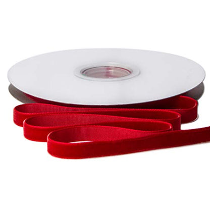 Polyester Red Velvet Ribbon (30 Foot)