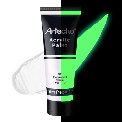 Fluorescent Netral Acrylic Paint 120ml (4.05 Fl Oz)