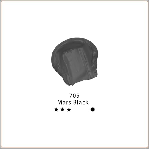 Mars Black Acrylic Paint 120ml (4.05 Fl Oz)