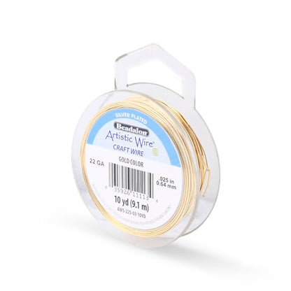 22 Gauge Silver Plated Tarnish Resistant Colored Copper Craft Wire