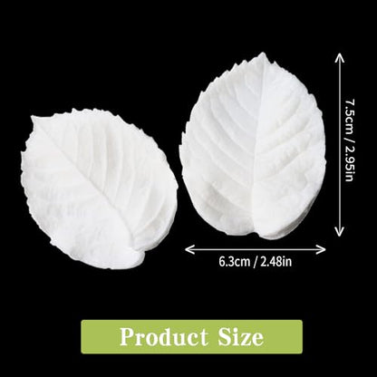 Leaf Petal Veiner Gum Paste Mold Sugar Craft Tools Rose Flower Leaf Vein Double Veiners Mold