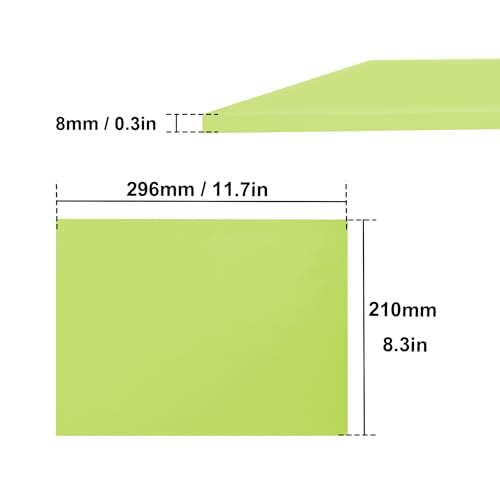 4 Pcs 8.5"x11" Rubber Carving Blocks