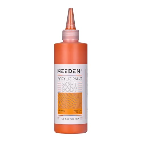 Orange Red Acrylic Paint (8.45 Fl Oz)