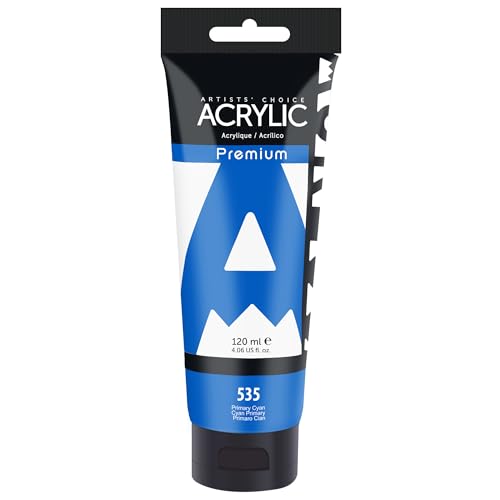 Primary Cyan Acrylic Paint (4 Fl Oz)