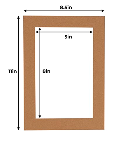 5.5x8.5 Mat for 8.5x11 Frame (10 Count)