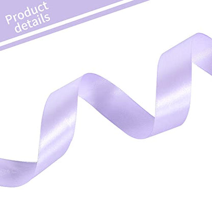 1 Inch x 100yds Light Purple Satin Ribbon for Crafts (300 Foot)
