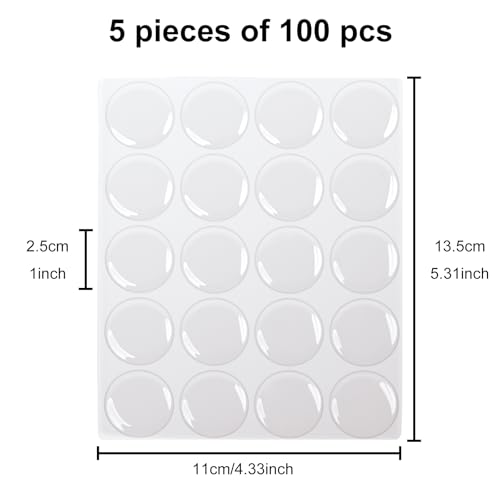Epoxy Resin Dome Stickers (200 Count)