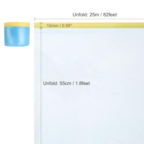 Pre Taped Masking Film