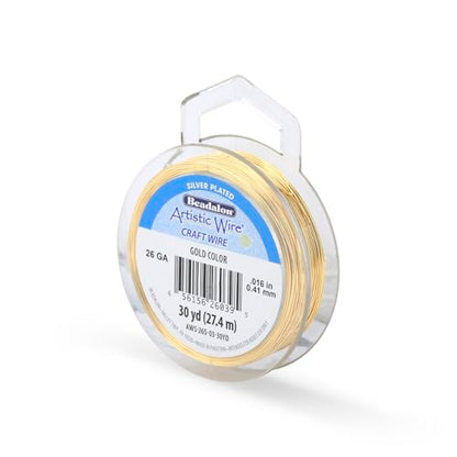 26 Gauge Silver Plated Tarnish Resistant Colored Copper Craft Wire