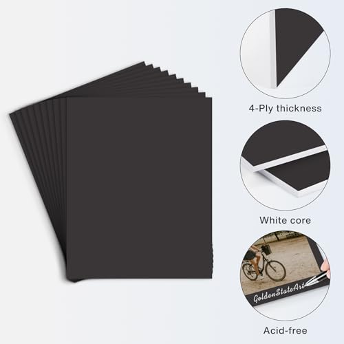 50 Pack 8x10 Uncut Photo Mat Matboards