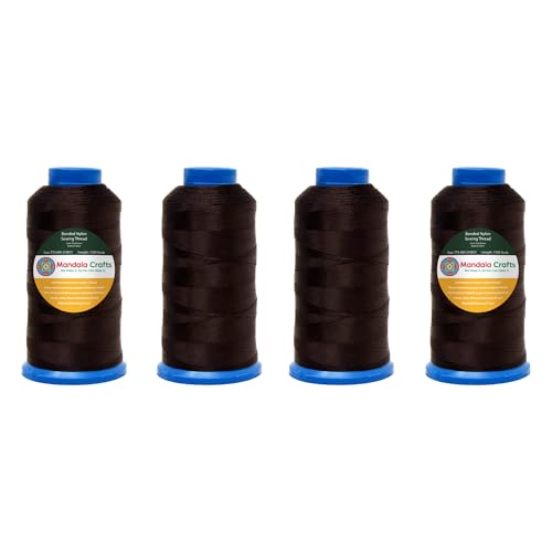 SZ 69 210D T70 Dark Brown Combo Bonded Nylon Thread 6000 YDs (18000 Foot)