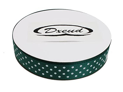 Polka Dot Grosgrain Ribbon 25 Yard Each Roll 100% Polyester
