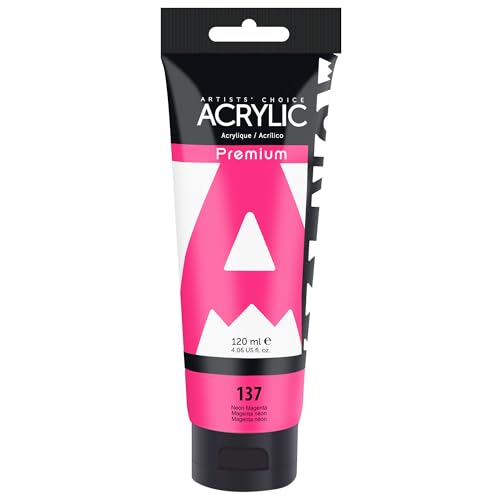 Neon Magenta Acrylic Paint (4 Fl Oz)