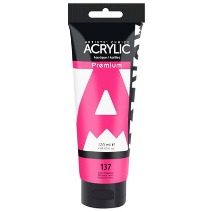 Neon Magenta Acrylic Paint (4 Fl Oz)