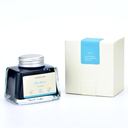 Hongdian Fountain Pen Bottled Ink Sky Blue Color