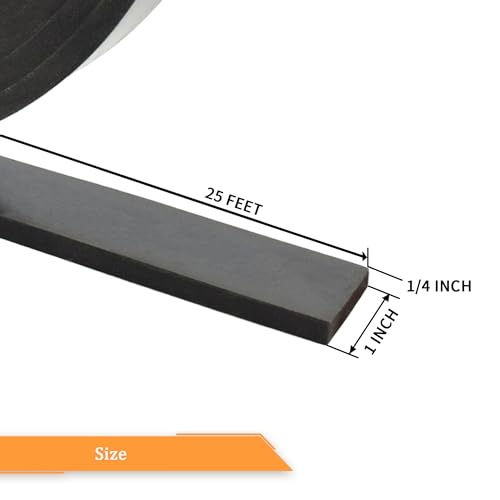 Neoprene Rubber Strips 1 (25 Foot)