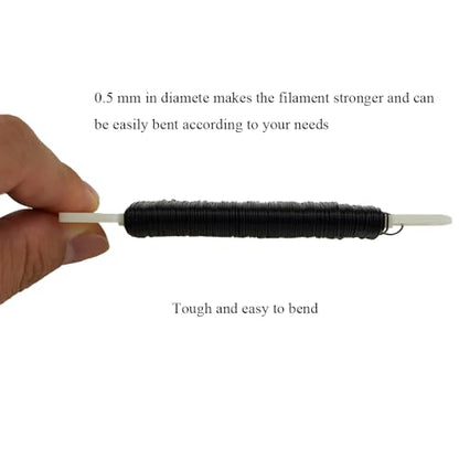 26Gauge Black Metal Floral Wire