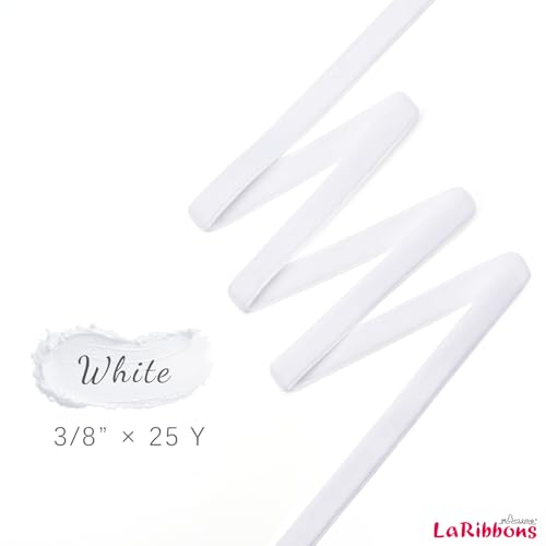 White Thin Velvet Ribbon