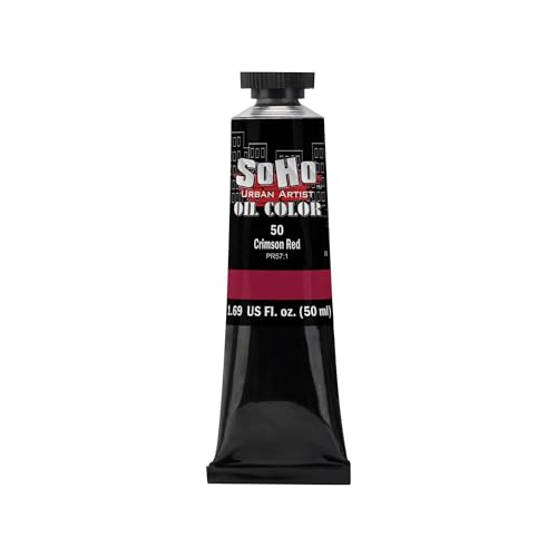Oil Paint Crimson Red