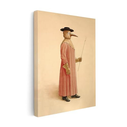 Vintage Plague Doctor Canvas