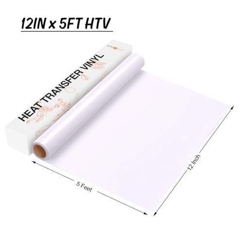HTV Vinyl Rolls Heat Transfer Vinyl (5 Foot)