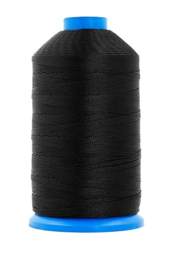 Size 92 280D T90 Black Combo Bonded Nylon Thread (4000 Foot)