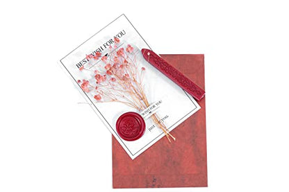 12Pcs Sealing Wax Sticks with Wicks for Wax Seal Stamp (12 Count)