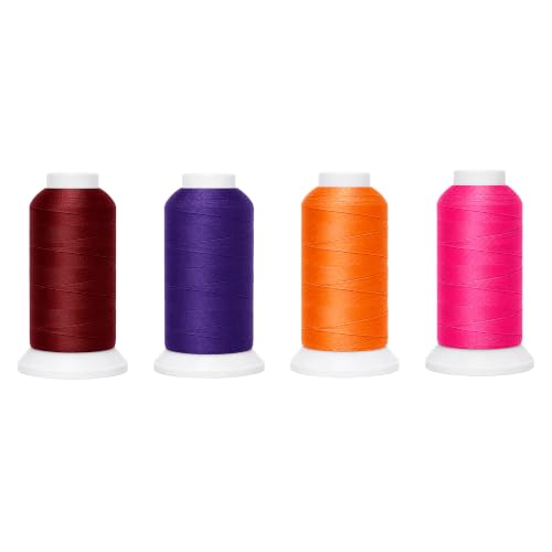 Purple Combo Tex 90 Upholstery Polyester Heavy Duty Thread