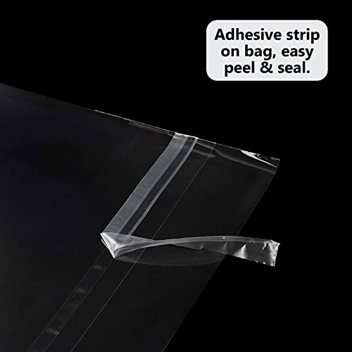 100Pack Acid Free Crystal Clear Sleeves Storage Bags for 11x14 Photo