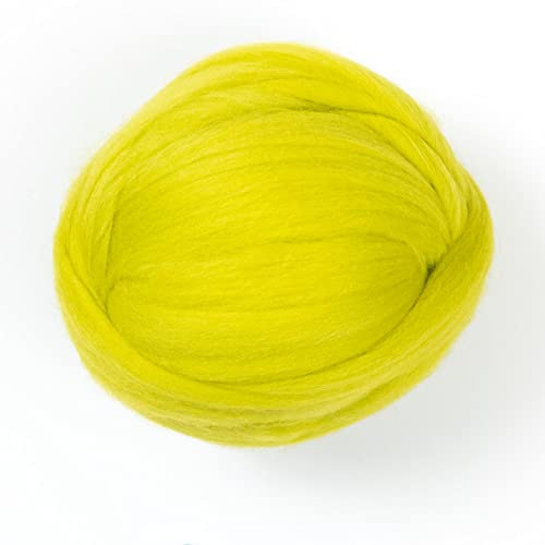 Colored Natural Wool roving (8 Ounce)