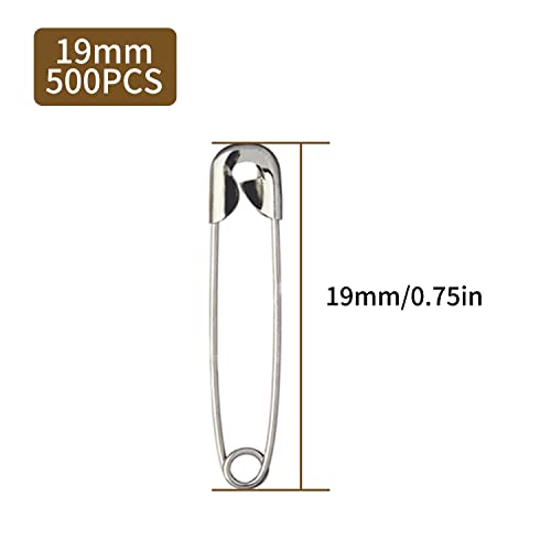 500PCS Safety Pins (500 Count)
