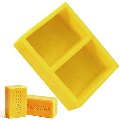 Silicone Beeswax Mold for 2 x 1 lb Blocks